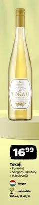 Wino białe Tokaji Sárgamuskotály promocja w Netto