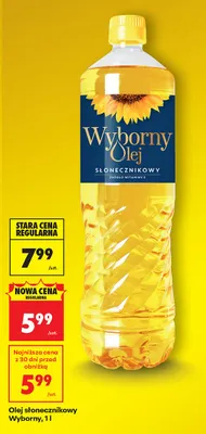 Olej słonecznikowy promocja w Biedronka
