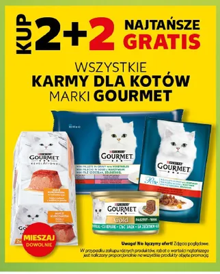 Karma dla kotów Gourmet Gold pasztet promocja w Kaufland