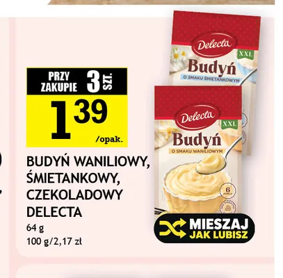 Budyń czekoladowy Delecta promocja w Gram Market