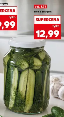 Słoik z zakrętką 1,7 l promocja w Kaufland