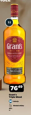 Whisky Grant's Triple Wood promocja w Netto
