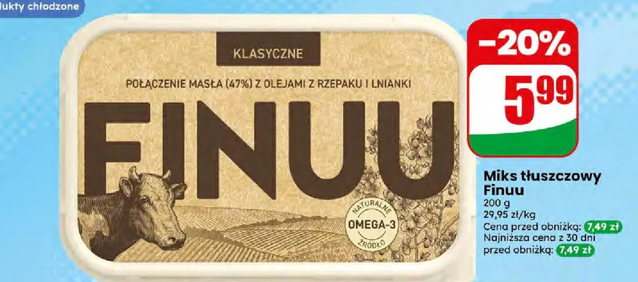 Miks tłuszczowy premium promocja w Dino