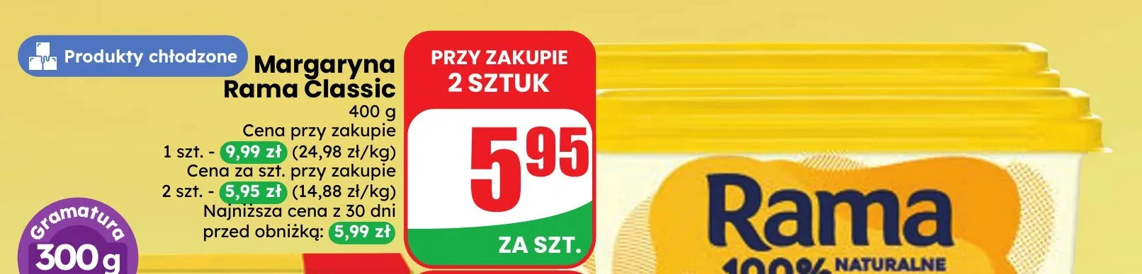 Margaryna Rama Classic promocja w Dino