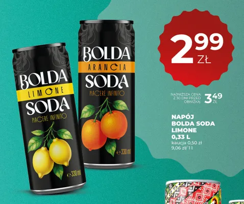Napój Bolda Soda Arancia promocja w Duży Ben