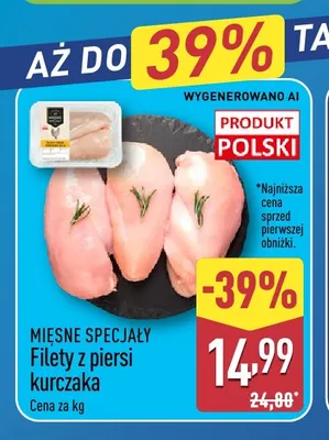 Filet z piersi kurczaka promocja w Aldi