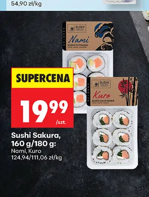 Sushi Sakura Nami promocja w Biedronka