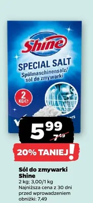 Sól do zmywarki 2 kg promocja w Netto