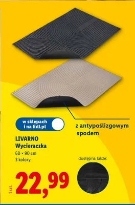 Wycieraczka z antypoślizgowym spodem promocja w Lidl