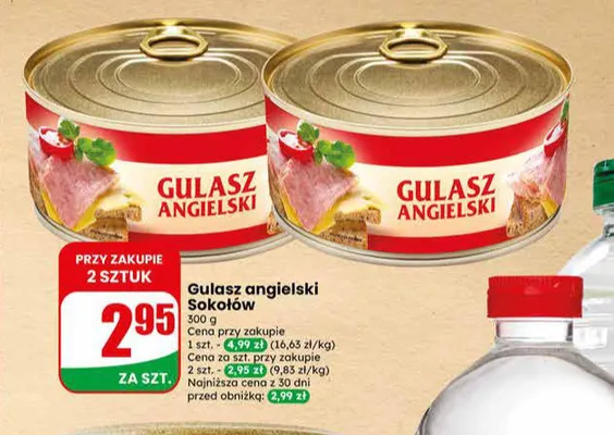 Gulasz angielski Sokołów promocja w Dino