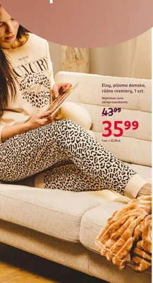 Piżama damska promocja w Rossmann