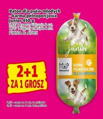 Baton dla psów młodych Fiona & Atos junior promocja w Prim Market