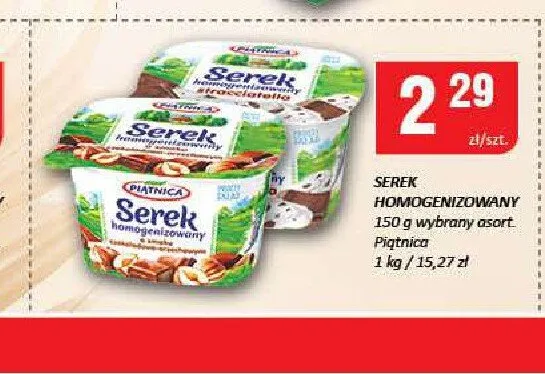 Serek homogenizowany Piątnica promocja w Chorten