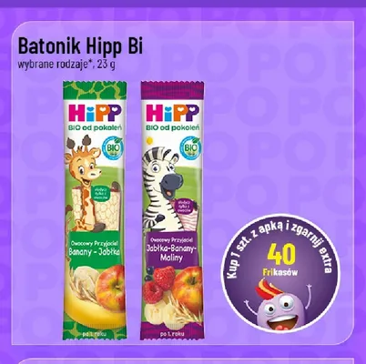 Batonik owocowy HiPP Bio Banany-Jabłka promocja w POLOmarket