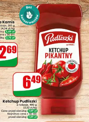 Ketchup pikantny promocja w Dino