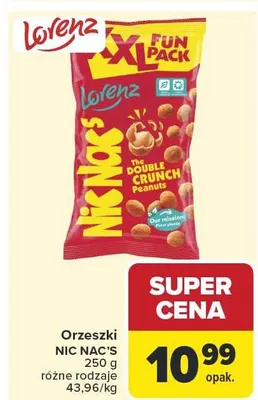 Orzeszki Nic Nac's Lorenz promocja w Carrefour