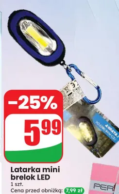 Latarka mini brelok LED promocja w Dino