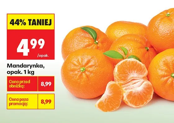 Mandarynka, opak. 1 kg promocja w Biedronka