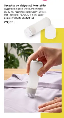 Szczotka do pielęgnacji tekstyliów Tchibo promocja w Tchibo