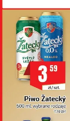 Piwo bezalkoholowe Žatecký Nealko promocja w Premium Nasz Sklep