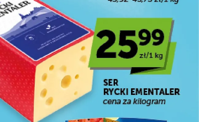 Ser Rycki Ementaler promocja w Euro Sklep