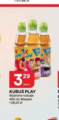 Napój Kubuś Play zielony promocja w Chorten