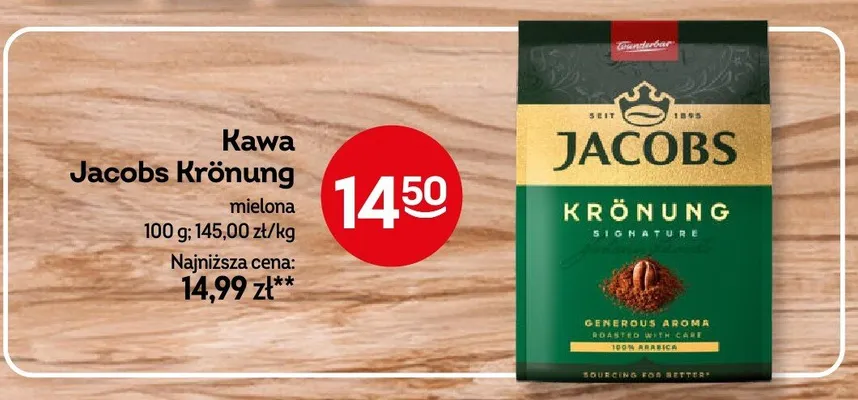 Kawa Krönung mielona promocja w Żabka