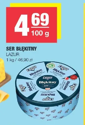Ser błękitny Lazur promocja w SPAR