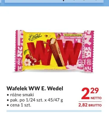 Wafelek WW E. Wedel promocja w Makro