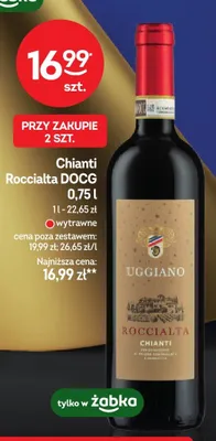 Wino Chianti Roccialta DOCG promocja w Żabka