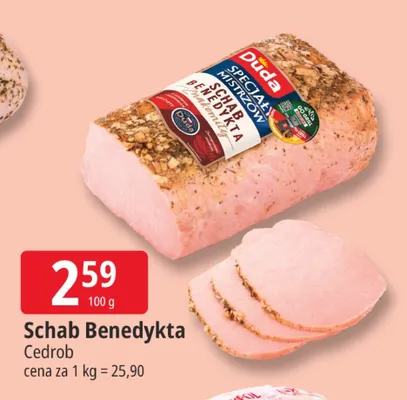 Schab Benedykta Cedrob promocja w Leclerc