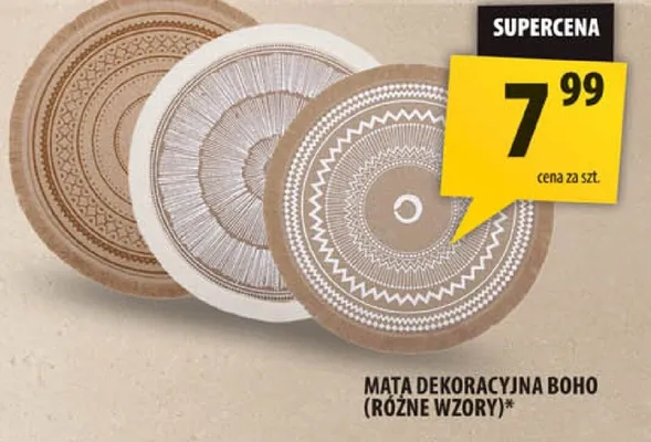 Mata dekoracyjna Boho promocja w Arhelan