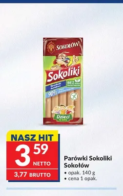 Parówki Sokoliki Sokołów promocja w Makro