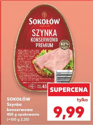 Szynka konserwowa premium promocja w Kaufland