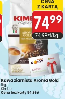 Kawa ziarnista Aroma Gold promocja w Market Point