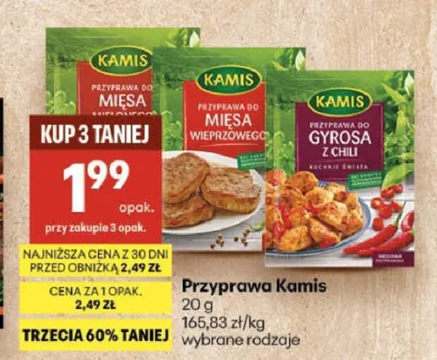 Przyprawa Kamis promocja w Delikatesy Centrum