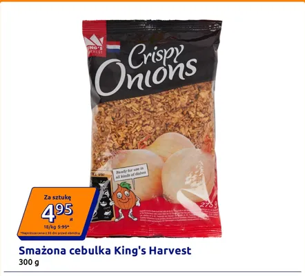 Smażona cebulka King's Harvest promocja w Action