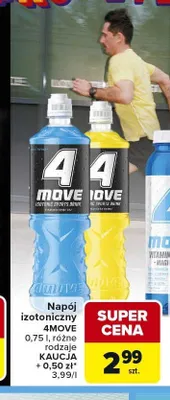 Napój izotoniczny 4MOVE 0,75l promocja w Carrefour