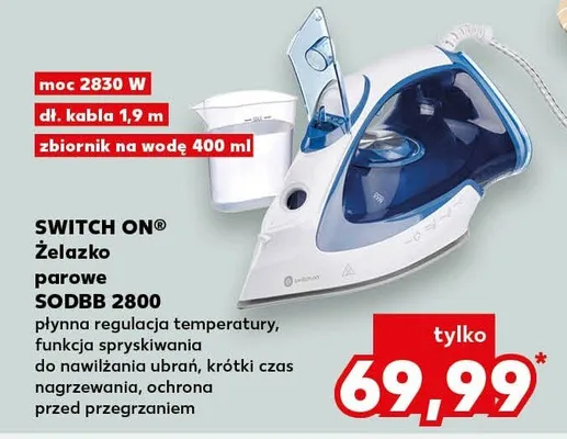 Żelazko parowe SODBB 2800 promocja w Kaufland