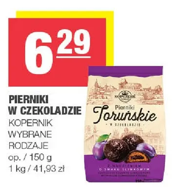 Pierniki w czekoladzie Kopernik promocja w SPAR