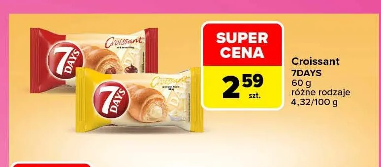 Croissant 7Days promocja w Carrefour