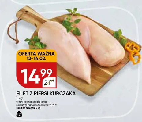 Filet z piersi kurczaka promocja w Chata Polska