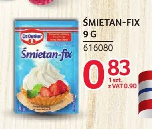 Śmietan-fix Dr.Oetker promocja w Selgros