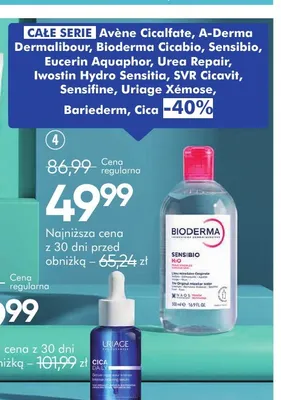 Woda micelarna Bioderma Sensibio H2O promocja w Super-Pharm