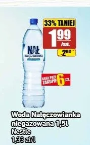 Woda Nałęczowianka niegazowana Nestle promocja w API Market
