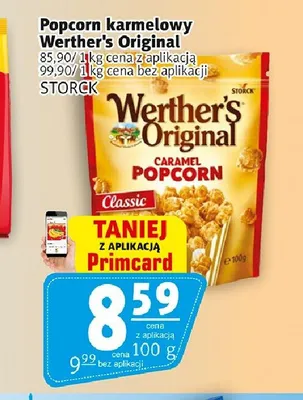 Popcorn karmelowy Werther's Original promocja w Prim Market