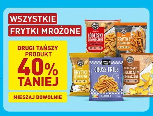 Frytki Steakhouse mrożone promocja w Aldi