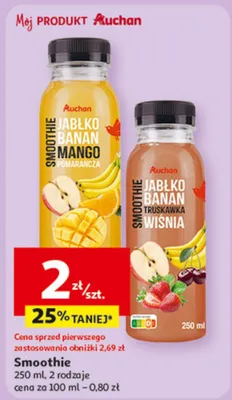 Smoothie promocja w Auchan