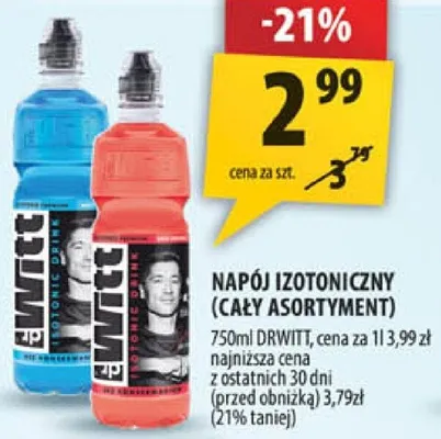 Napój izotoniczny DrWitt promocja w Arhelan