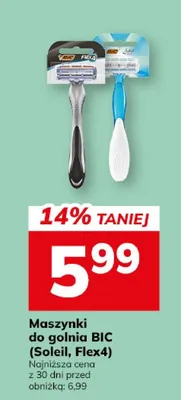 Maszynki do golenia BIC Soleil, Flex4 promocja w Hitpol